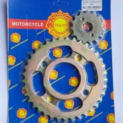 دنده زنجیر عقب و جلو موتورسیکلت هندا برند تکنو