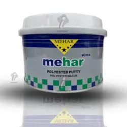 بتونه سنگی دو کیلویی محار مدل سوپر Polyster Putty Macun Super