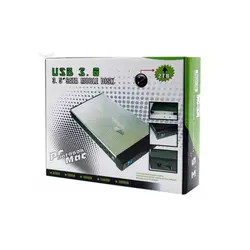 باکس هارد وی نت V-net BET-S352 3.5-inch USB3.0 HDD + آداپتور  V-net BET-S352 U3 3.5 inch USB 3.0 External HDD Enclosure With Adapter