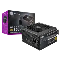 منبع تغذیه کامپیوتر کولر مستر مدل MWE 750 گلد ا Cooler Master MWE 750 Gold Power Supply