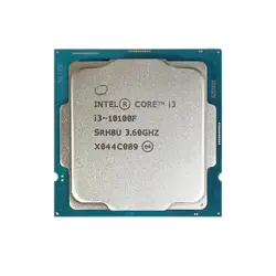 سی پی یو اینتل ۱۰۱۰۰f بدون باکس مدل:CPU Intel Core i3-10100F LGA 1200 Comet Lake