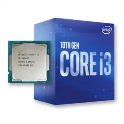 سی پی یو اینتل ۱۰۱۰۰f بدون باکس مدل:CPU Intel Core i3-10100F LGA 1200 Comet Lake