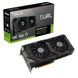 کارت گرافیک ایسوس مدل ASUS Dual RTX 4070 O12G black