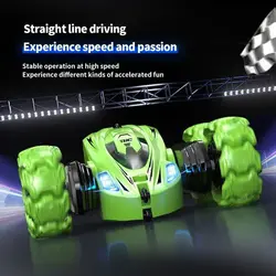ماشین بازی کنترلی مدل دیوانه ملق زن RC STUNT CAR