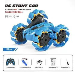 ماشین بازی کنترلی مدل دیوانه ملق زن RC STUNT CAR