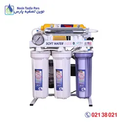 تصفیه آب خانگی 8 مرحله ای سافت واتر قلیایی فرابنفش RO8 ORP UV