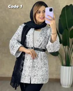 مانتو زنانه مدل کتی طرحدار  جنس : داکرون اعلا  pardis