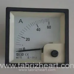 آمپرمتر آنالوگ تابلویی 60 آمپر ای سی | BEW Ammeter AC 60A