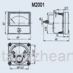 میلی آمپرمتر | Milliammeter М-2001 300-0-300mА
