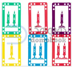 جعبه فال شمع همراه با کتاب و 150 کارت اثر نرجس زندی انتشارات جاجرمی