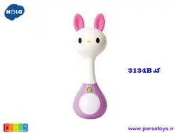 جغجغه موزیکال هولا تویز مدل 3134 خرگوش