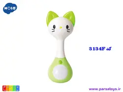 جغجغه موزیکال هولا تویز مدل 3134 گربه