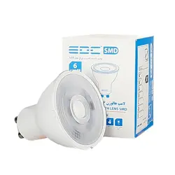 هالوژن ال ای دی 6 وات لنز دار EDC (ای دی سی) پایه GU-10