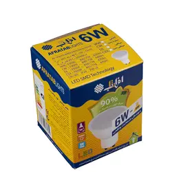 هالوژن 6 وات SMD سوزنی GU10 افراتاب