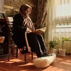 زیرپایی خانگی باراد مدل ارگولایف رنگ زرشکی