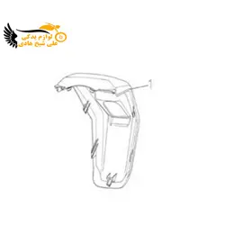فلاپ روی داشبورد نقره ای ویسته 249 اسکوتر - نمایندگی تجهیزات و خدمات پس از فروش موتور سیکلت شیخ هادی | شیخ هادی