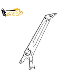 براکت جاپایی آهنی راست K249N - کی وی 250 - نمایندگی تجهیزات و خدمات پس از فروش موتور سیکلت شیخ هادی | شیخ هادی