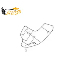 فلاپ زیر انجین چپ K249N - کی وی 250 - نمایندگی تجهیزات و خدمات پس از فروش موتور سیکلت شیخ هادی | شیخ هادی