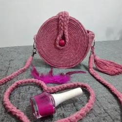 کیف مکرومه مدل ساحلی