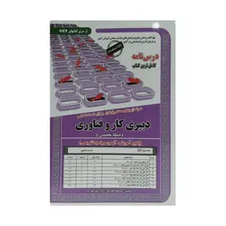کتاب استخدامی دبیری کار و فناوری باقرپور و پوربهرام  سامان سنجش 1403
