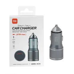 شارژر فندکی دو پورت شیائومی (Xiaomi) مدل وات OA-01 67