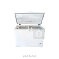 فریزر صندوقی تک درب 300 لیتری با درب شیشه ای ثانویه
