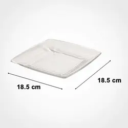 پیش دستی مربع لیمون مجموعه 6 عددی