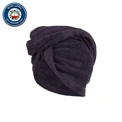 حوله سر جادویی حمام دکمه دارخرید حوله سر کلاهی