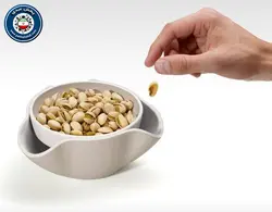 ظرف تخمه خوری دو تکهظرف تخمه خوری