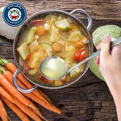 ملاقه خورشت خوری نقره ایملاقه خورشت خوری نقره ای