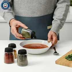 ست جا ادویه درب پروانه‌ای 4 عددی سالوتست جا ادویه درب پروانه‌ای