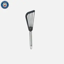 کفگیر استیل لبه سیلیکونیکفگیر استیل لبه سیلیکونی