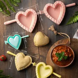 قالب سمبوسه و پیراشکی طرح قلب 3 عددی