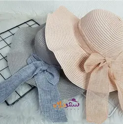 کلاه ساحلی خاص پر چین اعلا در هشت رنگ خاص