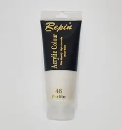 رنگ اکریلیک تیوپی ۷۵ میل ریپین-صدفی متالیک