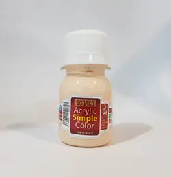 رنگ اکریلیک ساده ۳۰ میل-رنگ بدن