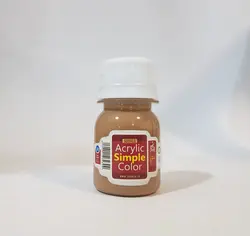 رنگ اکریلیک ساده ۳۰ میل-نسکافه ای