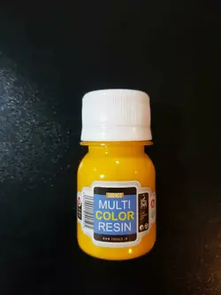 رنگ مولتی کالر رزین (خمیری) سوداکو 30 میل زرد