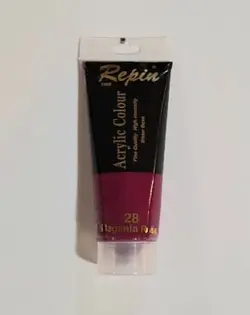 رنگ اکریلیک تیوپی 75 میل ریپین-سرخابی