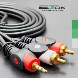 کابل 1 به 2 صدا ایتوک مدل ET-A111 طول 1.5 مترE.TOK