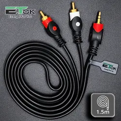 کابل 1 به 2 صدا ایتوک مدل ET-A111 طول 1.5 مترE.TOK
