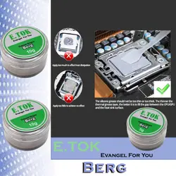 خمیر سیلیکون ایتوک مدل Berg 10g بسته 2 عددیE.TOK