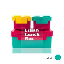 ظرف غذای 3 تکه کودک لیلیان مدل پازلLilian