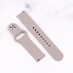 بند ساعت هوشمند سیلیکونی دکمه دار ۲۰mm