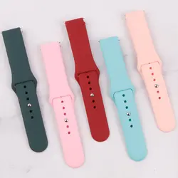 بند ساعت هوشمند سیلیکونی دکمه دار ۲۰mm