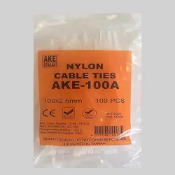 بست کمربندی آک ای مدل AKE-100A بسته 100 عددی