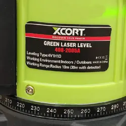 خرید تراز لیزری تخم مرغی ایکس کورت مدل 408-20005a - لیا ابزار