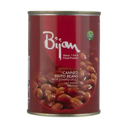 کنسرو لوبیا چیتی با سس گوجه فرنگی بیژن – 380 گرم