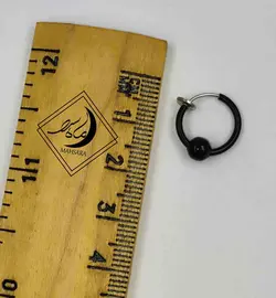 خرید و قیمت پیرسینگ فشاری حلقه توپ استیل