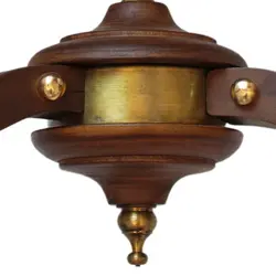 لوستر چوبی مدل بلوط 3 شاخه